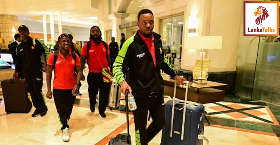 Zimbabwe team arrives in Sri Lanka for white-ball series